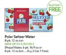 Publix Polar Seltzer Water offer