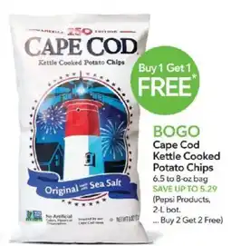 Publix Cape Cod Kettle Cooked Potato Chips offer