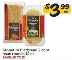 Winn Dixie Stonefire Flatbread or naan rounds offer