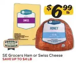 Winn Dixie Se Grocers Ham or Swiss Cheese offer