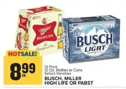 Food Lion Busch Miller High Life or Pabst offer