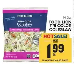 Food Lion Food lion tri-color coleslaw offer