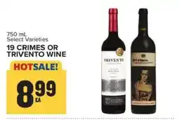 Food Lion 19 Crimes or Trivento Wine offer