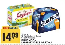 Food Lion Blue Moon, Leinenkugel's or Kona offer