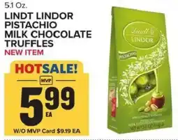 Food Lion Lindt Lindor pistachio milk chocolate truffles offer