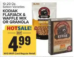 Food Lion Kodiak flapjack & waffle mix or granola offer