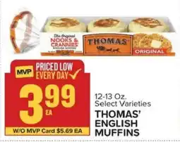 Food Lion Thomas' English Muffins offer