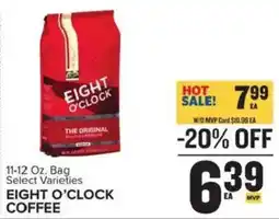 Food Lion Eight o'clock coffee offer