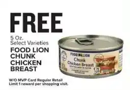 Food Lion Food Lion chunk chicken breast offer
