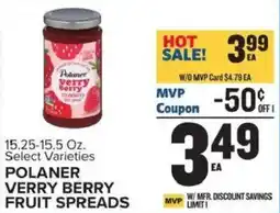 Food Lion Polaner very berry fruit spreads offer