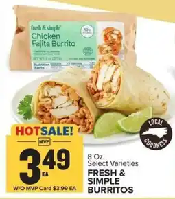 Food Lion Fresh & Simple Fresh & Simple Burritos offer