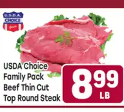 Tony’s Fresh Market USDA Choice Family Pack Beef Thin Cut Top Round Steak offer