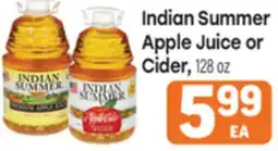 Tony’s Fresh Market Indian Summer Apple Juice or Cider offer