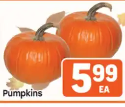 Tony’s Fresh Market Pumpkins offer