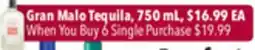 Tony’s Fresh Market Gran Malo Tequila offer