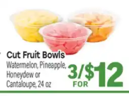 Tony’s Fresh Market Cut Fruit Bowls offer