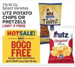 Food Lion Utz potato chips or pretzels offer