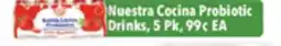 Tony’s Fresh Market Nuestra Cocina Probiotic Drinks offer