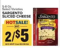 Food Lion Sargento sliced cheese offer