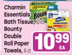 Tony’s Fresh Market Charmin Essentials Bath Tissue, Bounty Double Roll Paper Towels offer