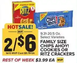 Food Lion Family Size Chips Ahoy! Cookies or Ritz Crackers offer