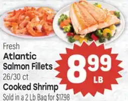 Tony’s Fresh Market Atlantic Salmon Fillets Cooked Shrimp offer