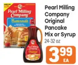 Tony’s Fresh Market Pearl Milling Company Original Pancake Mix or Syrup offer