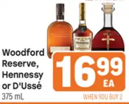 Tony’s Fresh Market Woodford Reserve, Hennessy or D'Ussé offer
