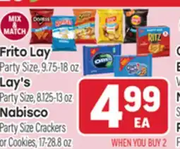Tony’s Fresh Market Frito Lay, Lay's, Nabisco offer