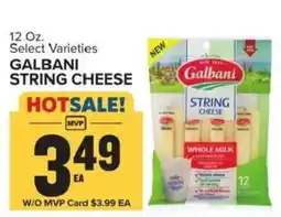 Food Lion Galbani string cheese offer