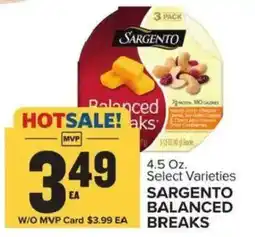 Food Lion Sargento balanced breaks offer