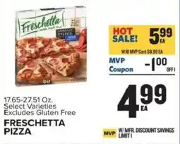 Food Lion Freschetta pizza offer