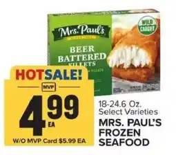 Food Lion Mrs. Paul's frozen seafood offer