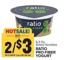 Food Lion Ratio Pro-Fiber Yogurt offer