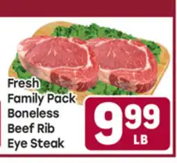 Tony’s Fresh Market Fresh Family Pack Boneless Beef Rib Eye Steak offer