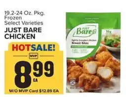 Food Lion Just Bare lightly breaded chicken breast bites offer