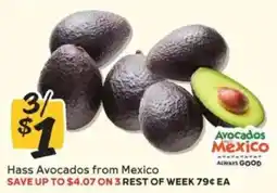 Winn Dixie Hass Avocados from Mexico offer