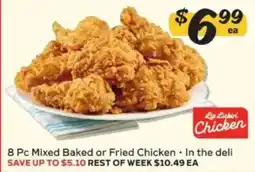 Winn Dixie Lip Lickin' Chicken 8 Pc Mixed Baked or Fried Chicken offer