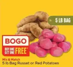 Winn Dixie 5 lb Bag Russet or Red Potatoes offer