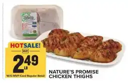 Food Lion Nature's Promise Chicken Thighs offer