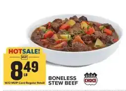 Food Lion MVP boneless stew beef offer