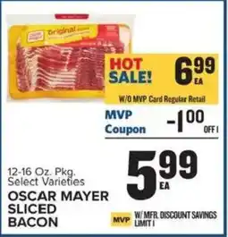 Food Lion Oscar Mayer Sliced Bacon offer