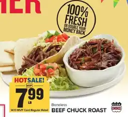 Food Lion Boneless Beef Chuck Roast offer