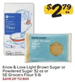 Winn Dixie Know & Love Light Brown Sugar or Powdered Sugar offer