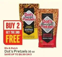 Winn Dixie Dot's pretzels offer