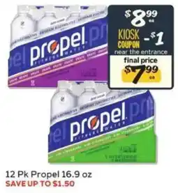 Winn Dixie Propel fitness water offer