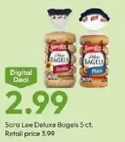 Stater Bros Sora Lee Deluxe Bagels offer