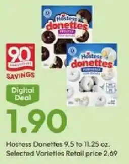 Stater Bros Hostess Donettes offer