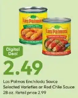 Stater Bros Las Palmas Enchilada Sauce offer