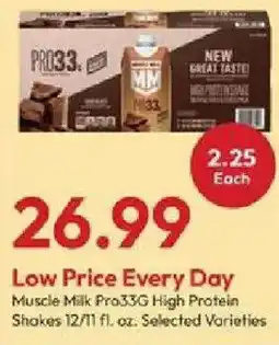 Stater Bros Muscle Milk Pro33G High Protein Shakes offer